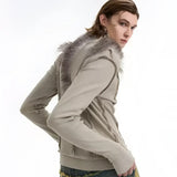 Opium Fuzzy Shoulder Sweater - Fuga Studios