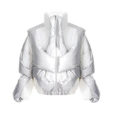 Opium Geometric Winter Puffer Jacket - Fuga Studios