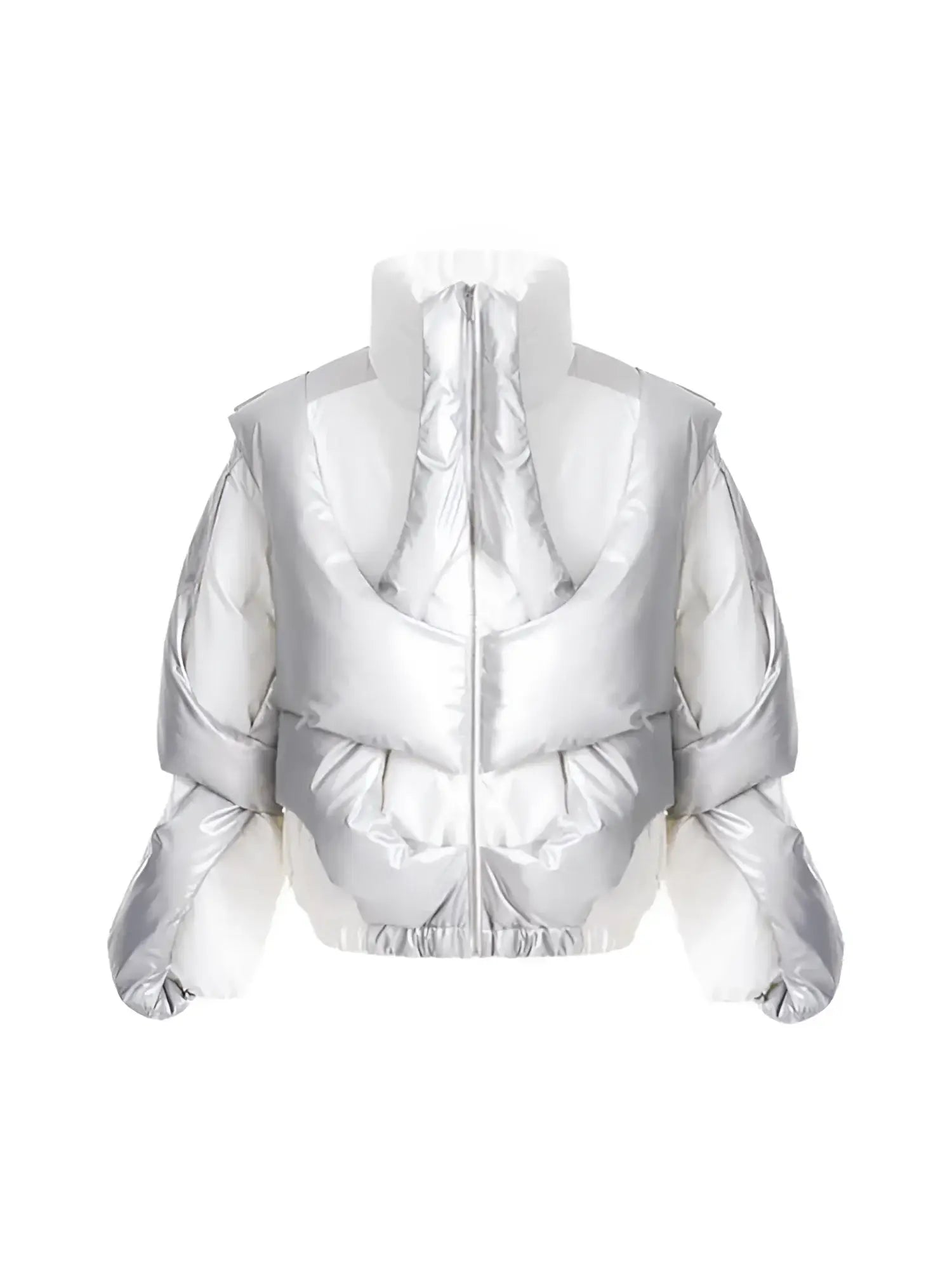 Opium Geometric Winter Puffer Jacket - Fuga Studios
