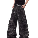 Opium Gothic Multi-Layer Wide Pants - Fuga Studios