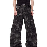 Opium Gothic Multi-Layer Wide Pants - Fuga Studios