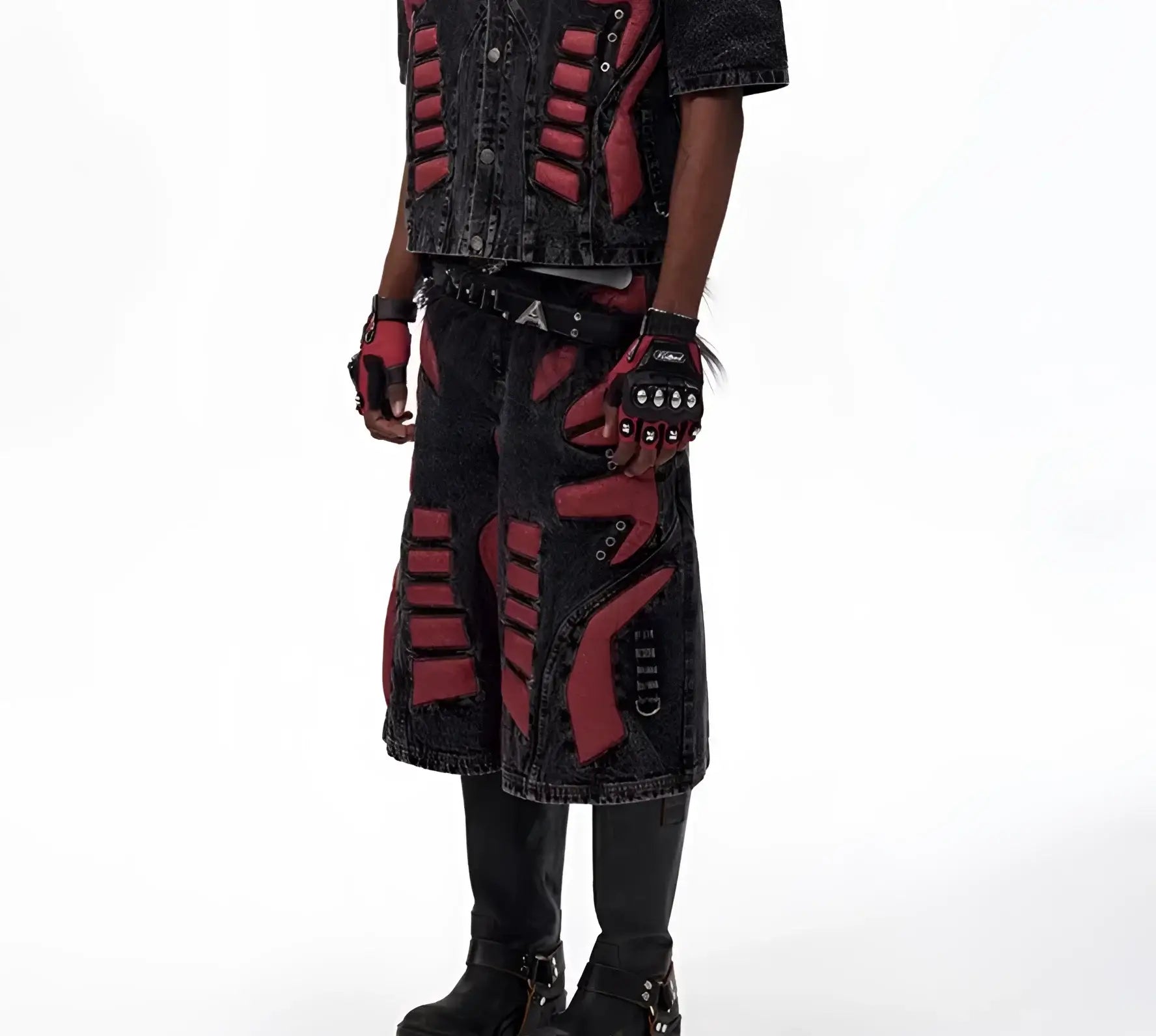 Opium Gothic Warrior Denim Set - Fuga Studios
