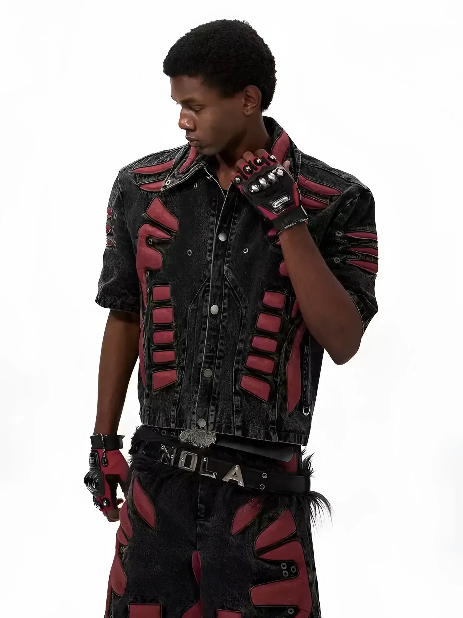 Opium Gothic Warrior Denim Set - Fuga Studios