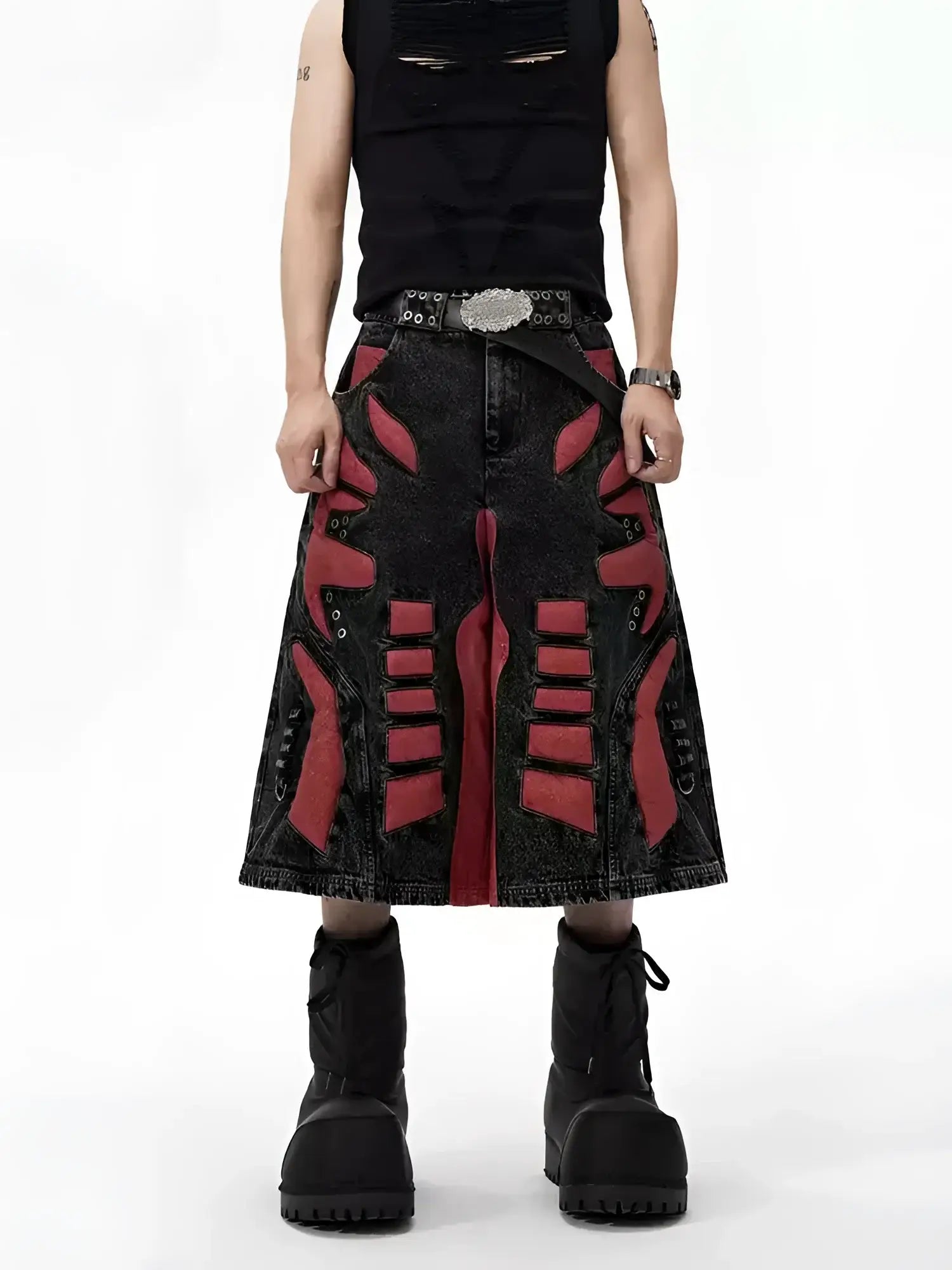 Opium Gothic Warrior Denim Set - Fuga Studios