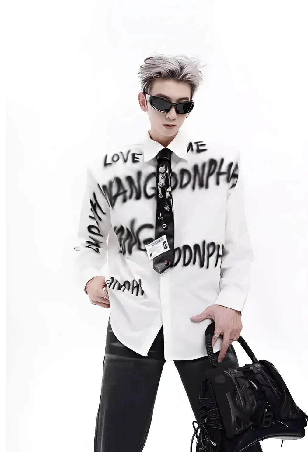 Opium Graffiti Statement Shirt - Fuga Studios