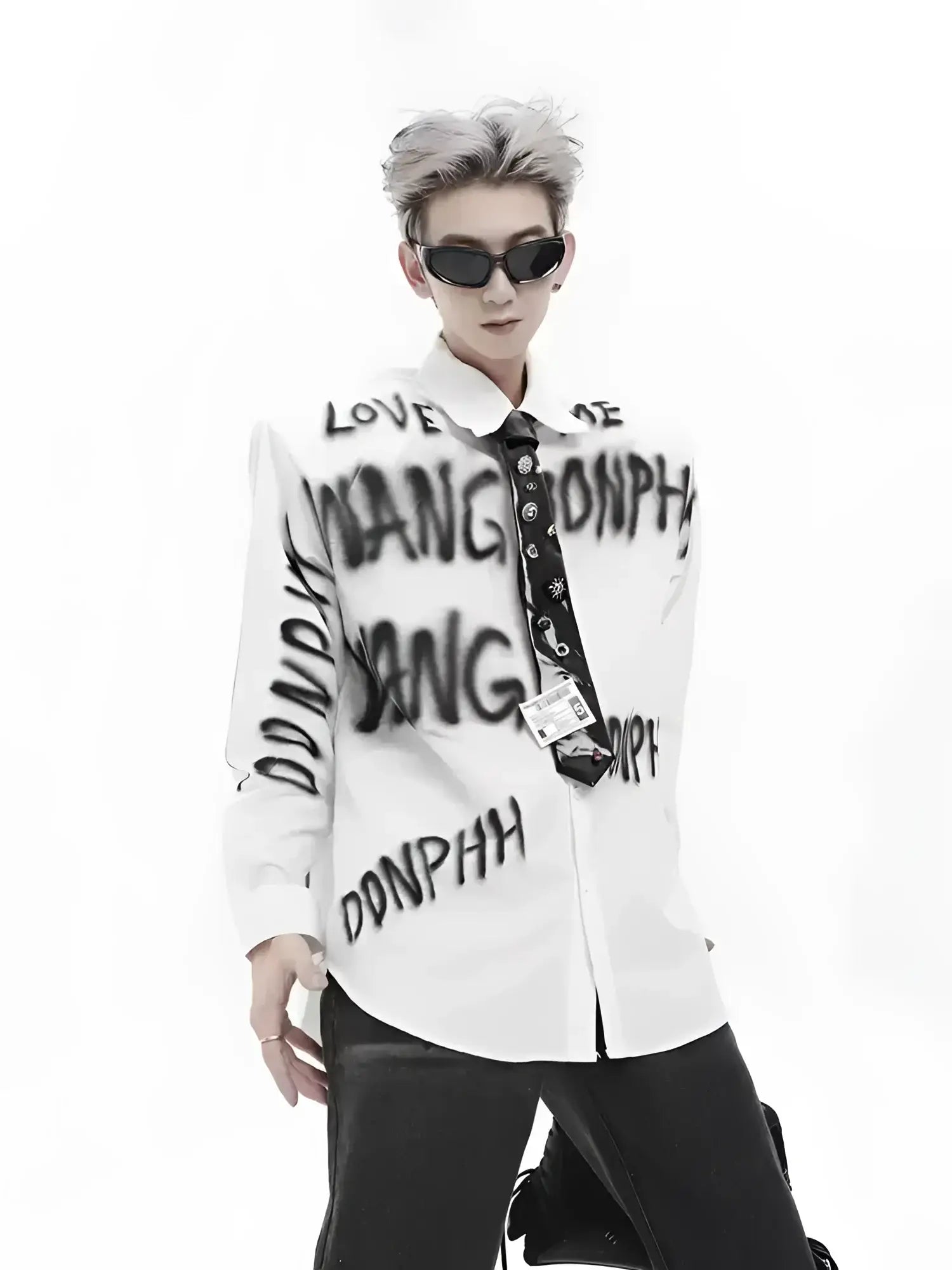 Opium Graffiti Statement Shirt - Fuga Studios