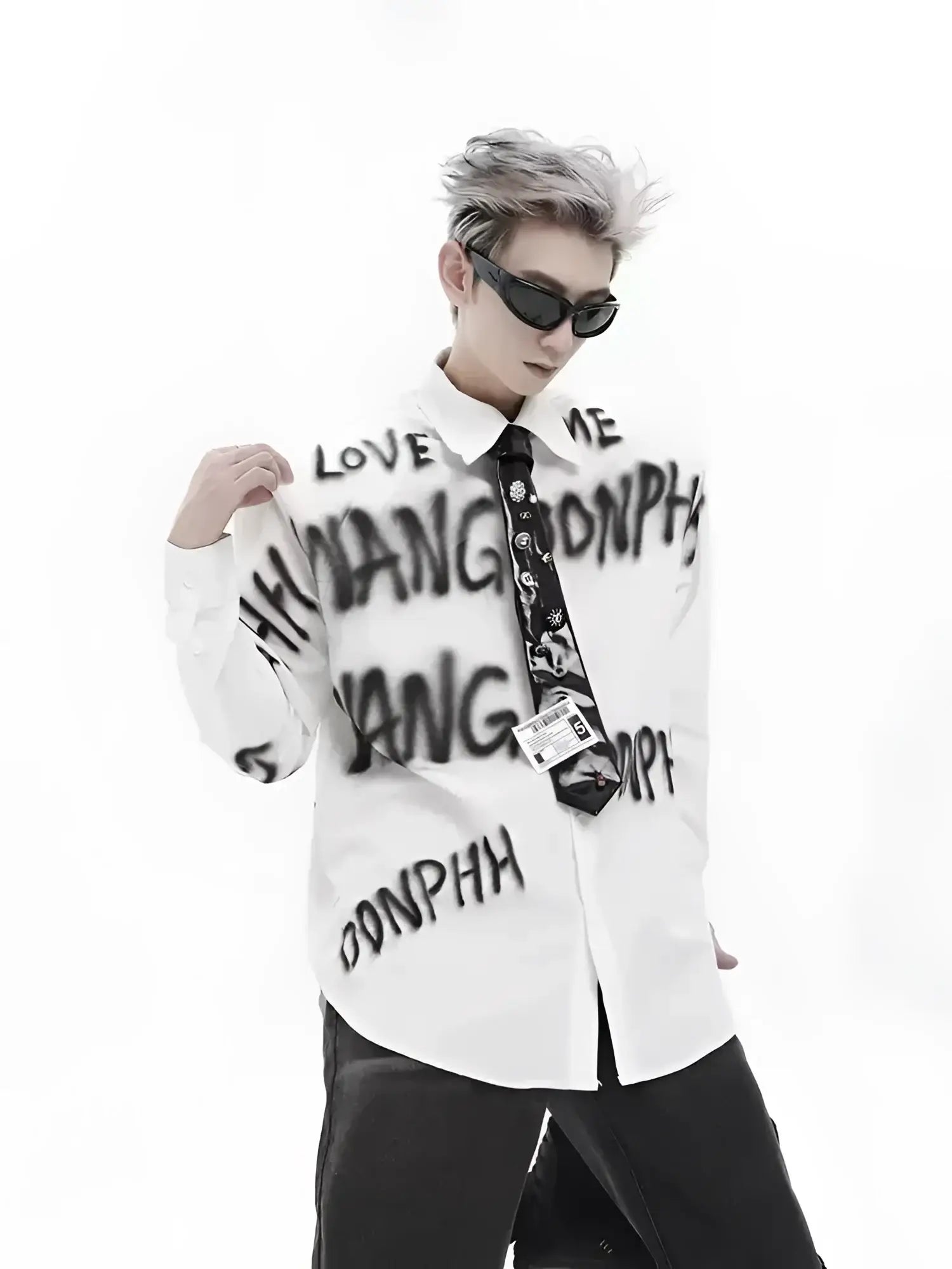 Opium Graffiti Statement Shirt - Fuga Studios