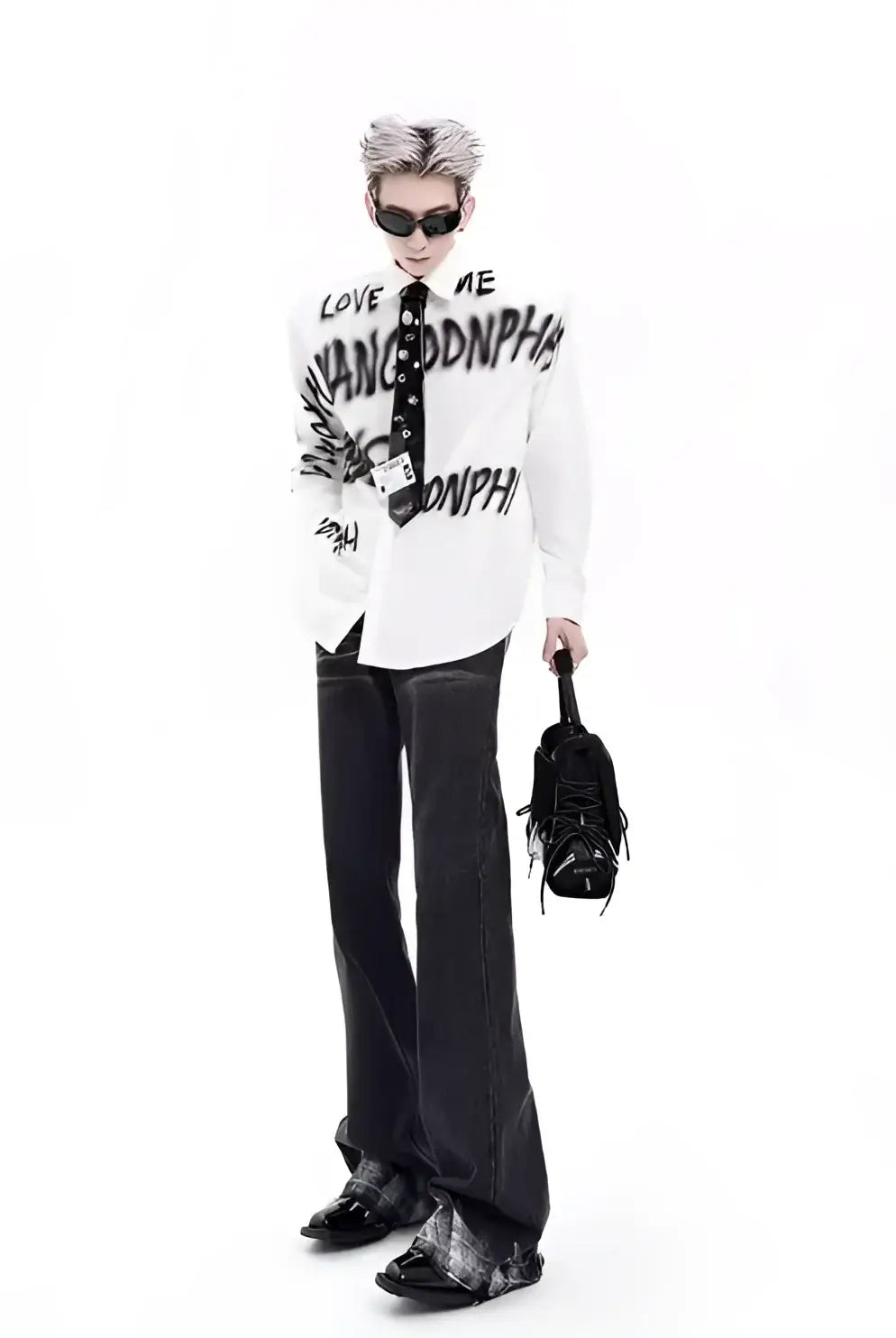 Opium Graffiti Statement Shirt - Fuga Studios