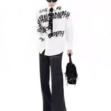 Opium Graffiti Statement Shirt - Fuga Studios