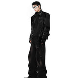 Opium Knitted Leather Jacket - Fuga Studios