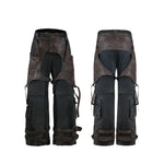 Opium Leather Harness Jeans - Fuga Studios