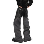 Opium Leather Zipper Trousers - Fuga Studios