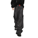 Opium Leather Zipper Trousers - Fuga Studios