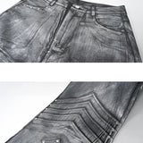 Opium Metallic Chevron Wide-Leg Pants - Fuga Studios