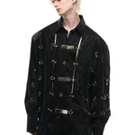 Opium Mountain Carved Thick Plush Shirt - Fuga Studios