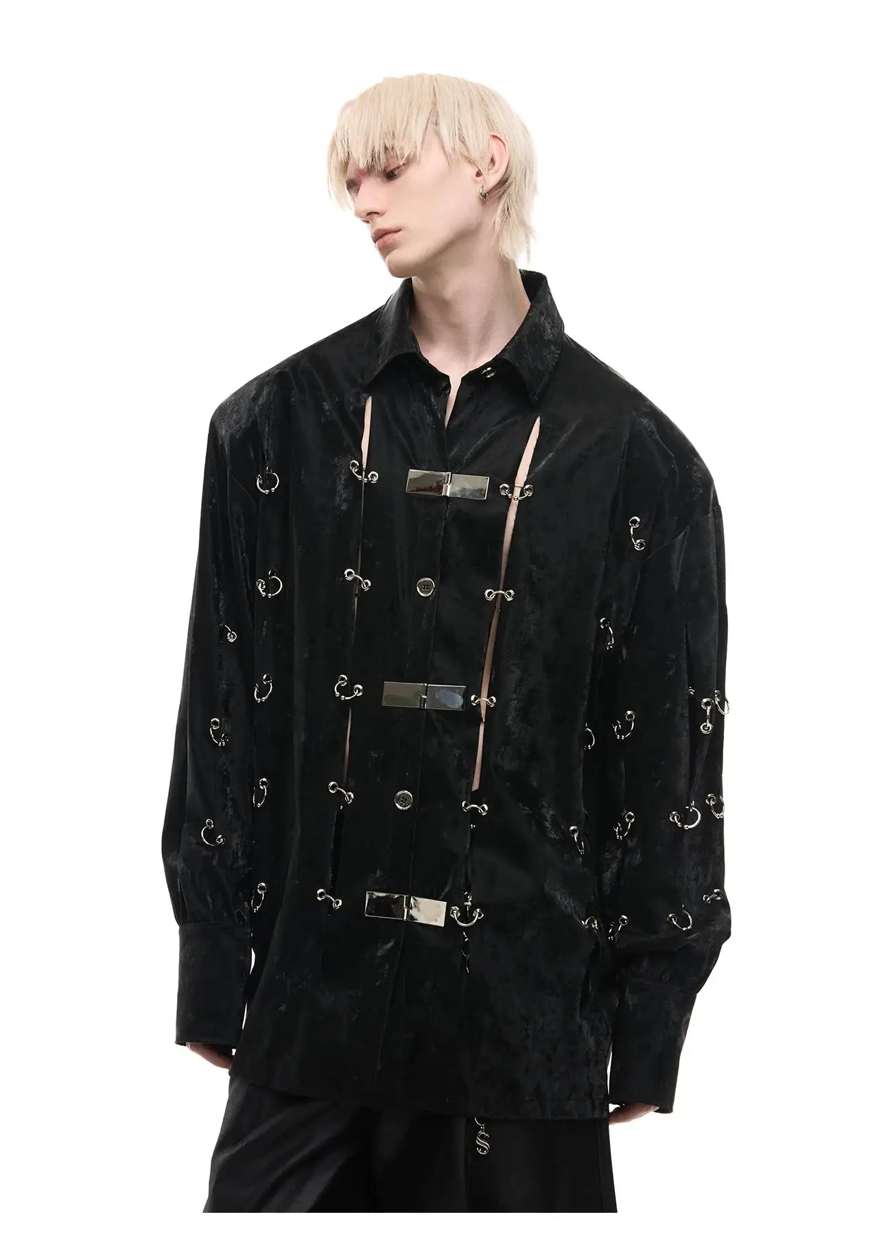 Opium Mountain Carved Thick Plush Shirt - Fuga Studios