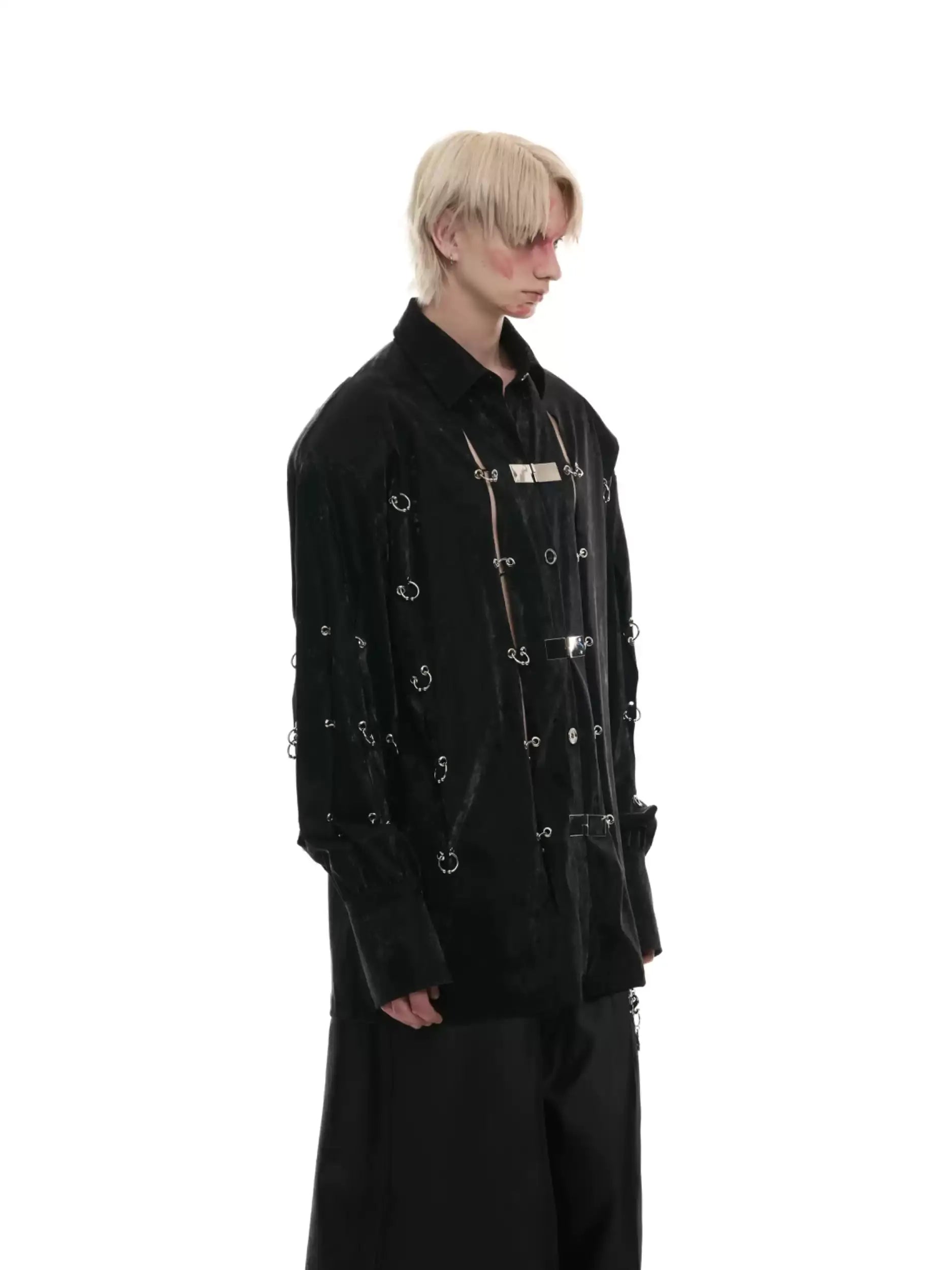 Opium Mountain Carved Thick Plush Shirt - Fuga Studios