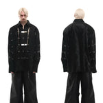 Opium Mountain Carved Thick Plush Shirt - Fuga Studios