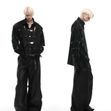 Opium Mountain Carved Thick Plush Shirt - Fuga Studios