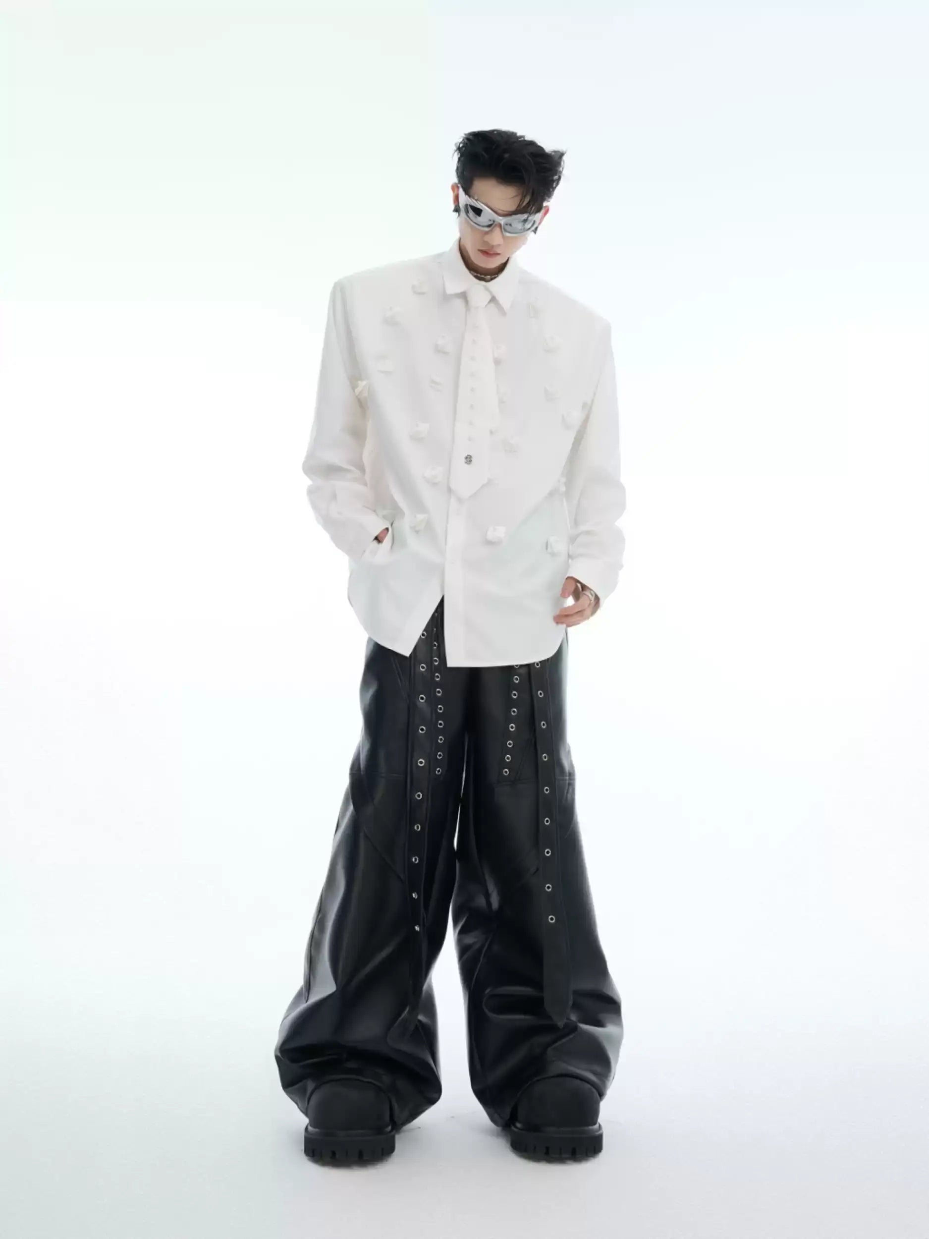 Opium Necktie Pearl Shirt - Fuga Studios