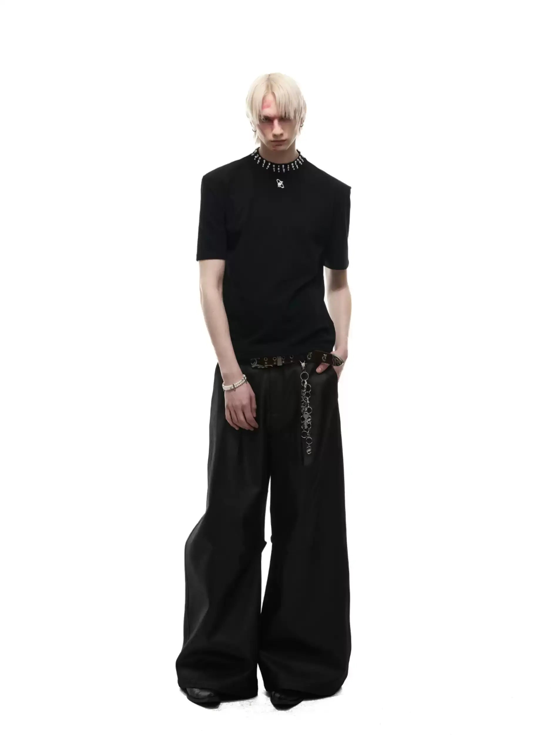 Opium Pearl Collar T-Shirt - Fuga Studios