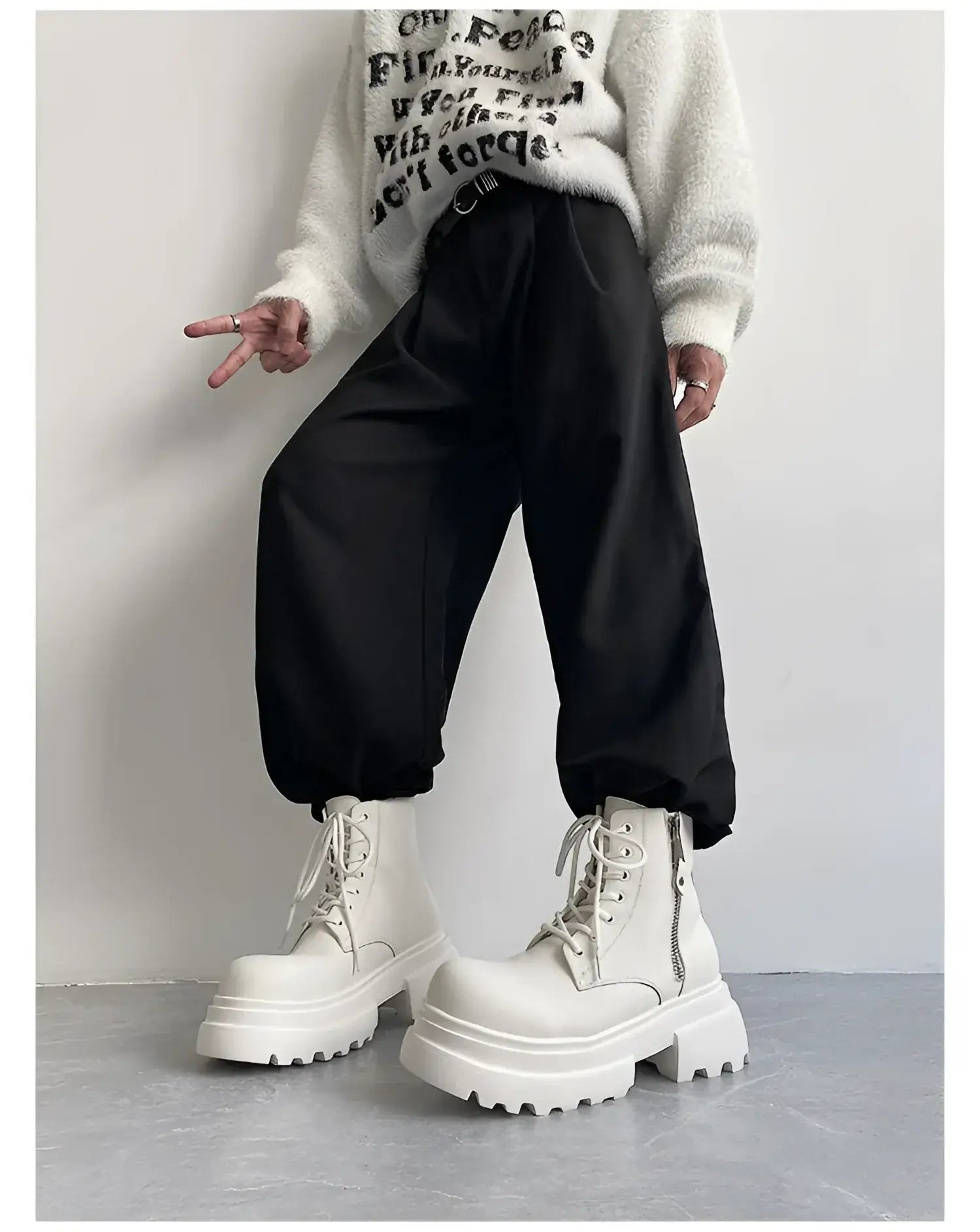 Opium Platform Combat Boots - Fuga Studios