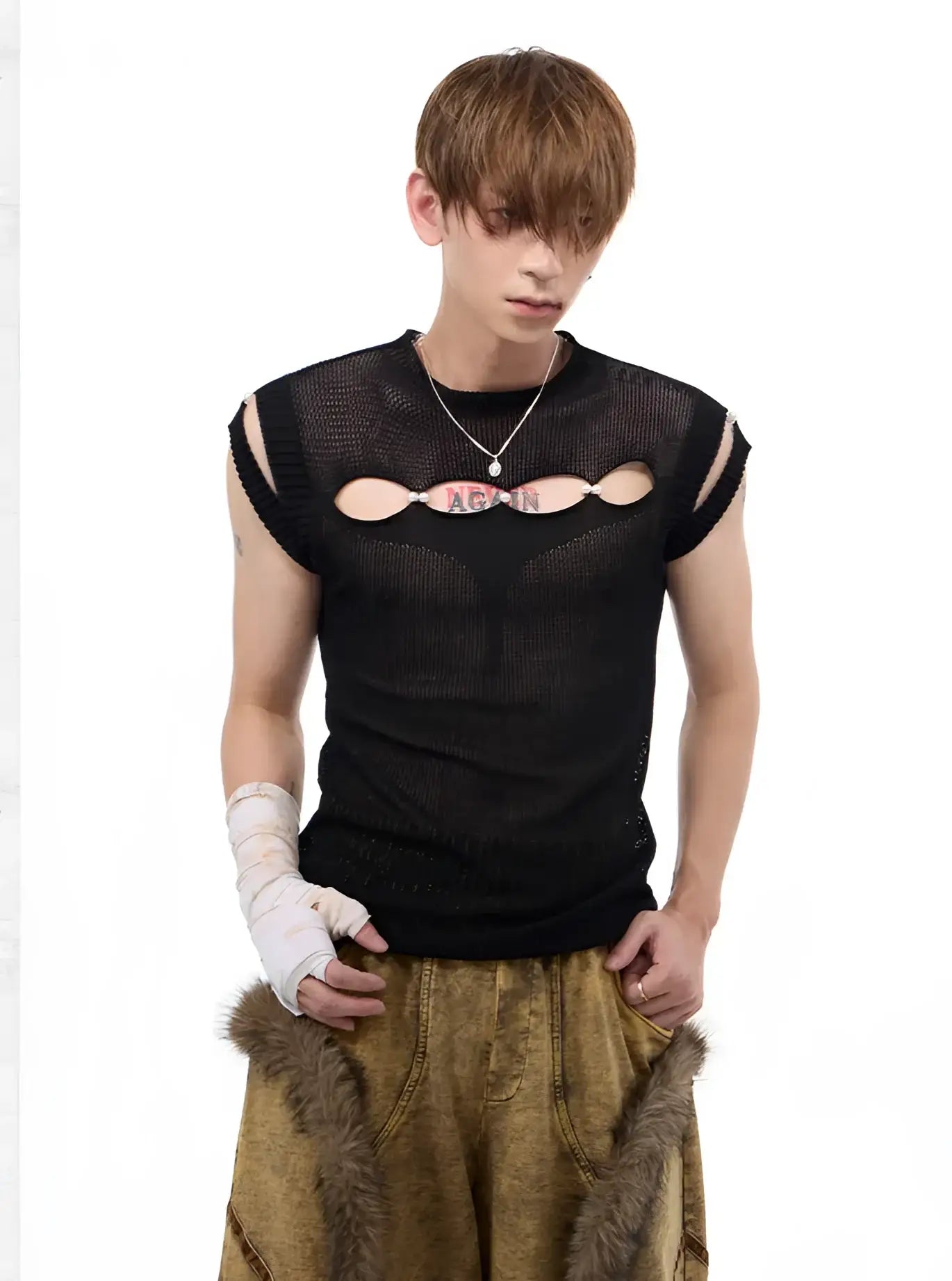 Opium Rave Mesh Top - Fuga Studios