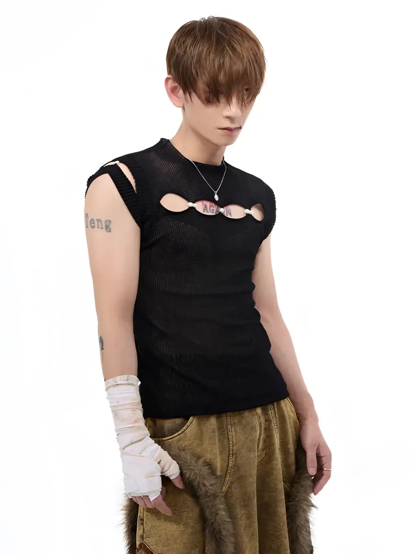 Opium Rave Mesh Top - Fuga Studios