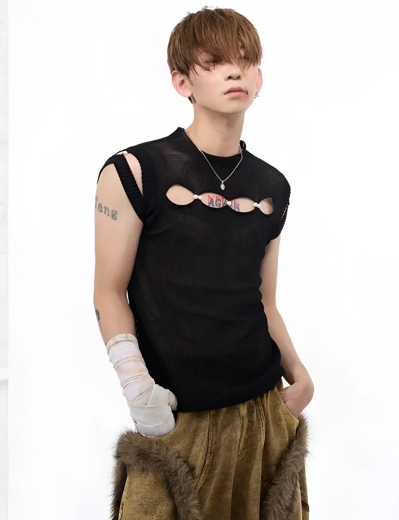 Opium Rave Mesh Top - Fuga Studios