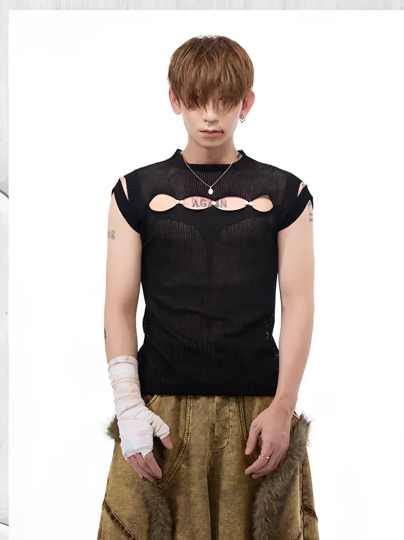 Opium Rave Mesh Top - Fuga Studios