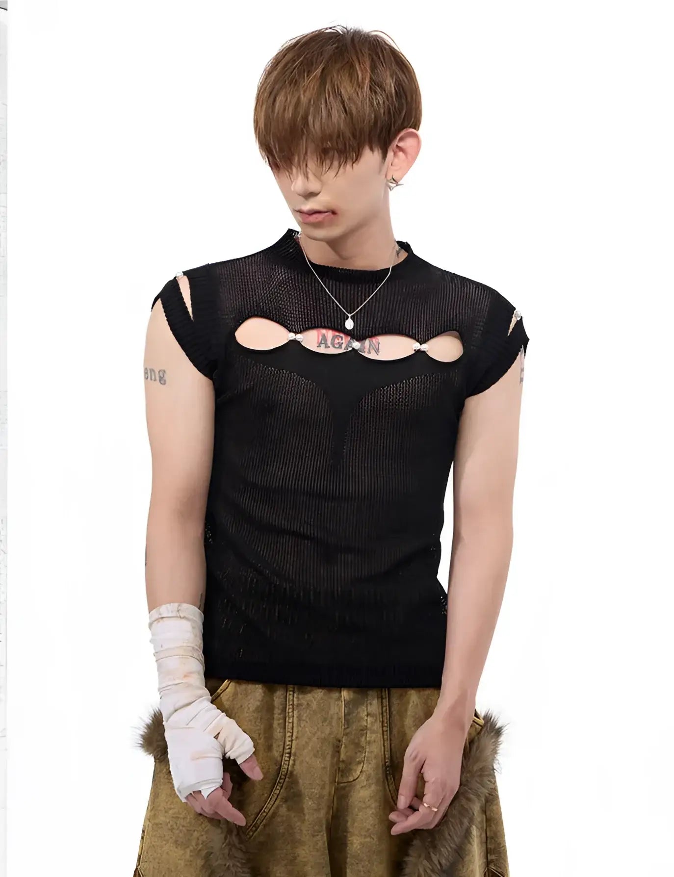Opium Rave Mesh Top - Fuga Studios