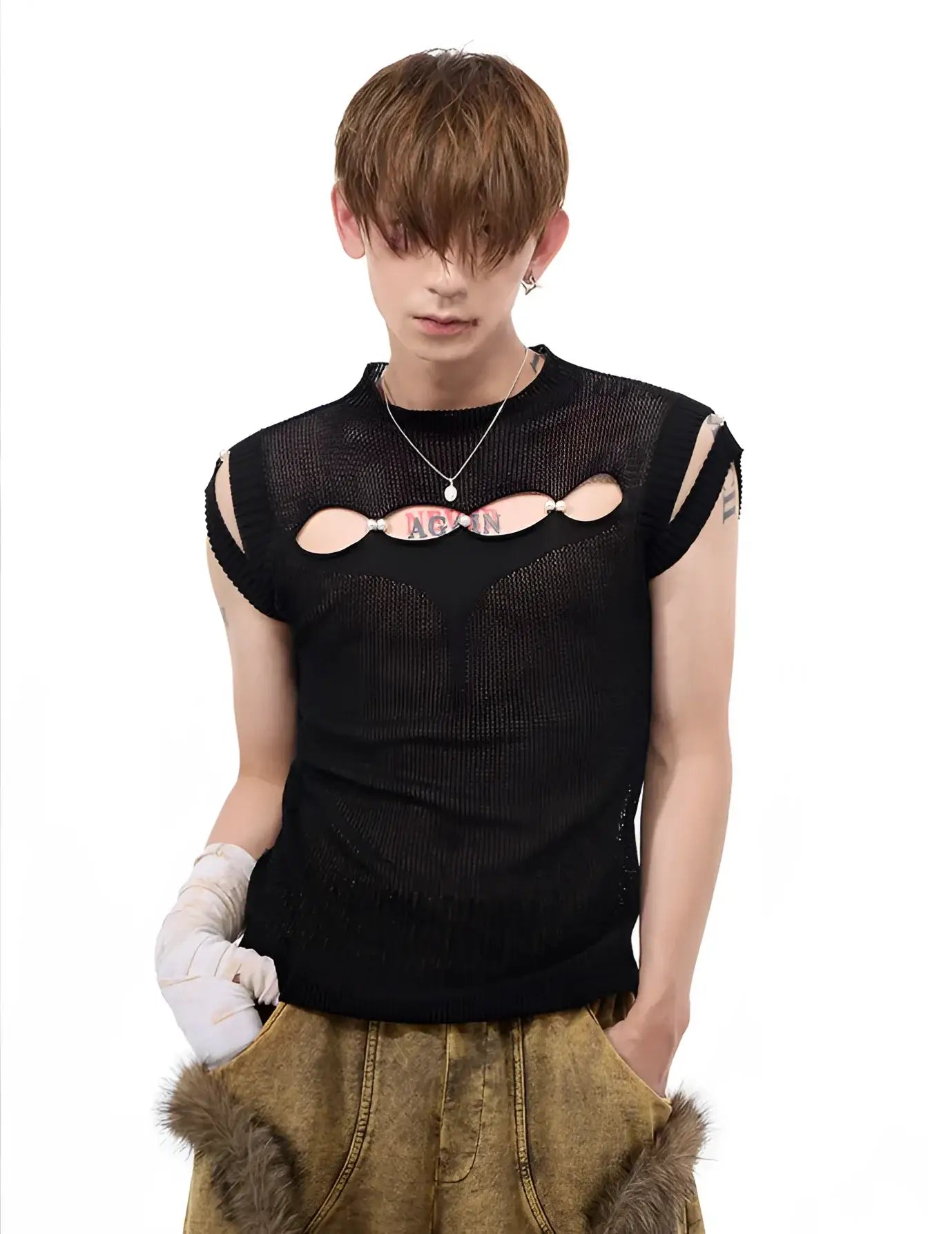 Opium Rave Mesh Top - Fuga Studios