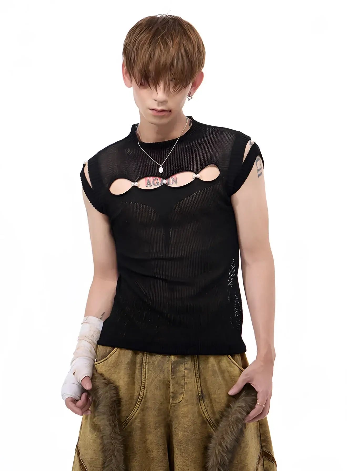 Opium Rave Mesh Top - Fuga Studios