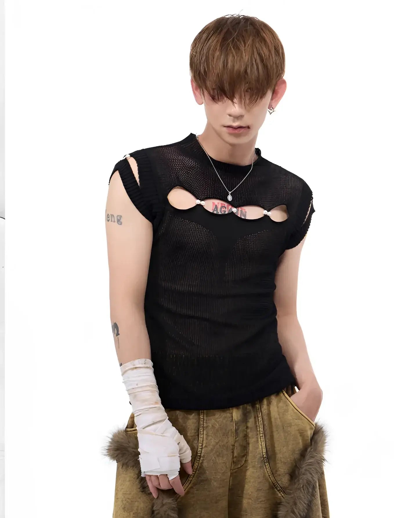 Opium Rave Mesh Top - Fuga Studios