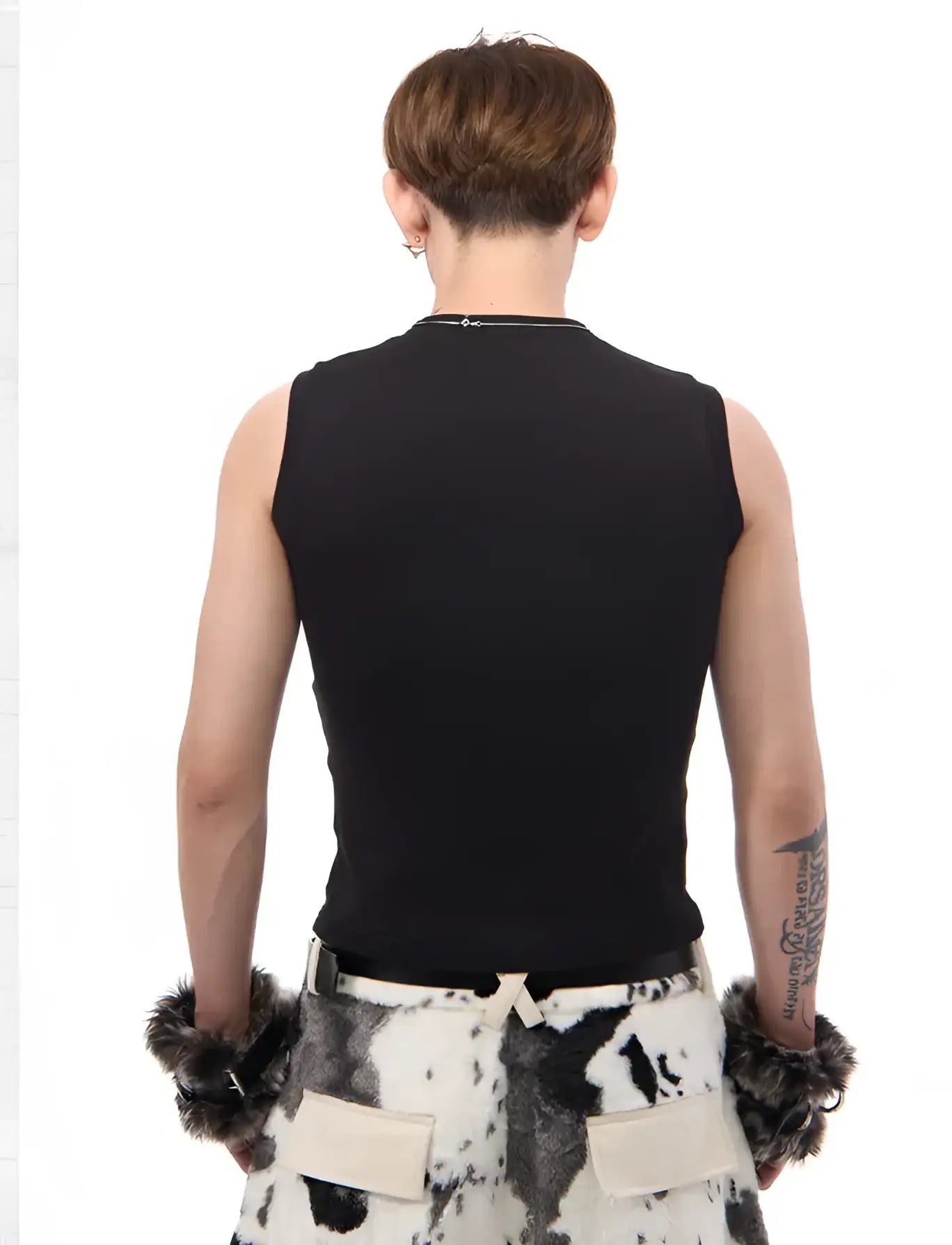 Opium Rave Mock-Neck Tank Top - Fuga Studios