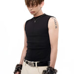 Opium Rave Mock-Neck Tank Top - Fuga Studios