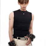 Opium Rave Mock-Neck Tank Top - Fuga Studios