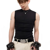 Opium Rave Mock-Neck Tank Top - Fuga Studios