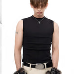 Opium Rave Mock-Neck Tank Top - Fuga Studios