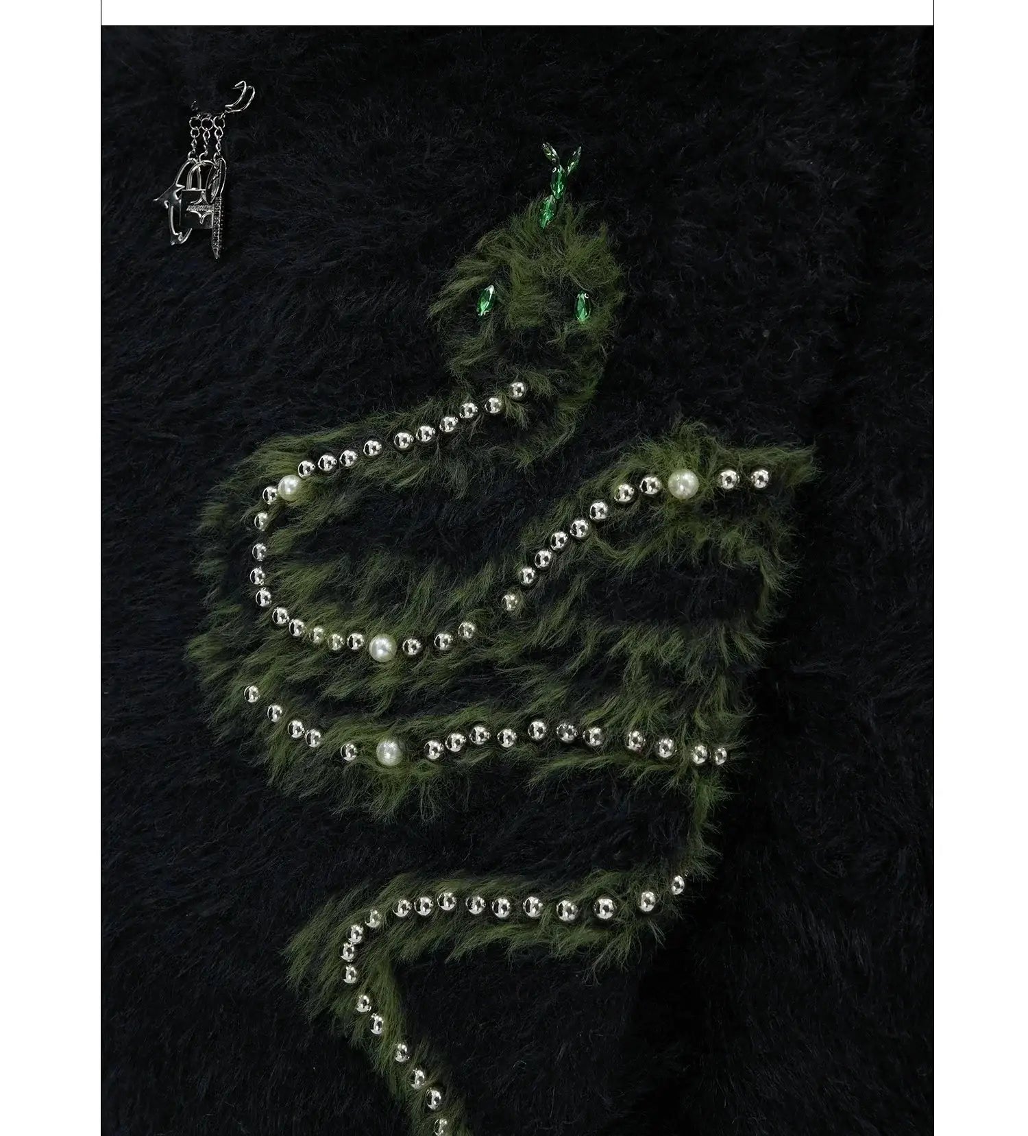 Opium Snake Fur Sweater - Fuga Studios