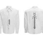 Opium Spine Embroidery Shirt - Fuga Studios