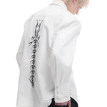 Opium Spine Embroidery Shirt - Fuga Studios