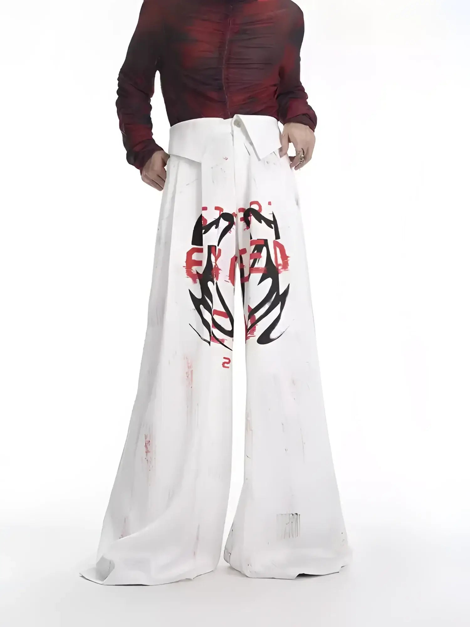 Opium START EXCEED Wide-Leg Pants - Fuga Studios