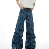 Opium Structured Denim Wide-Leg Pants - Fuga Studios