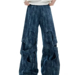 Opium Structured Denim Wide-Leg Pants - Fuga Studios