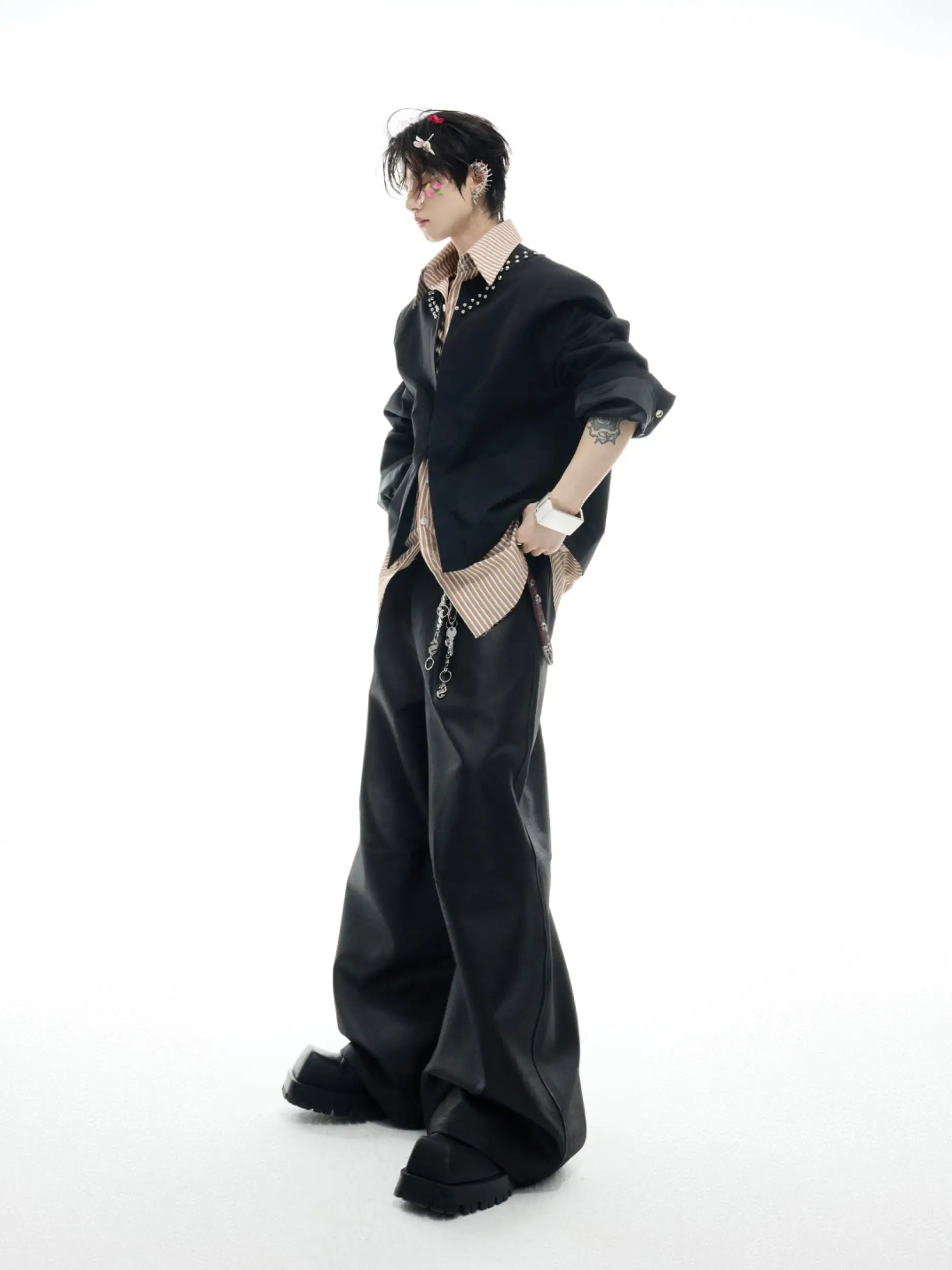 Opium Studded Collar Blazer - Fuga Studios