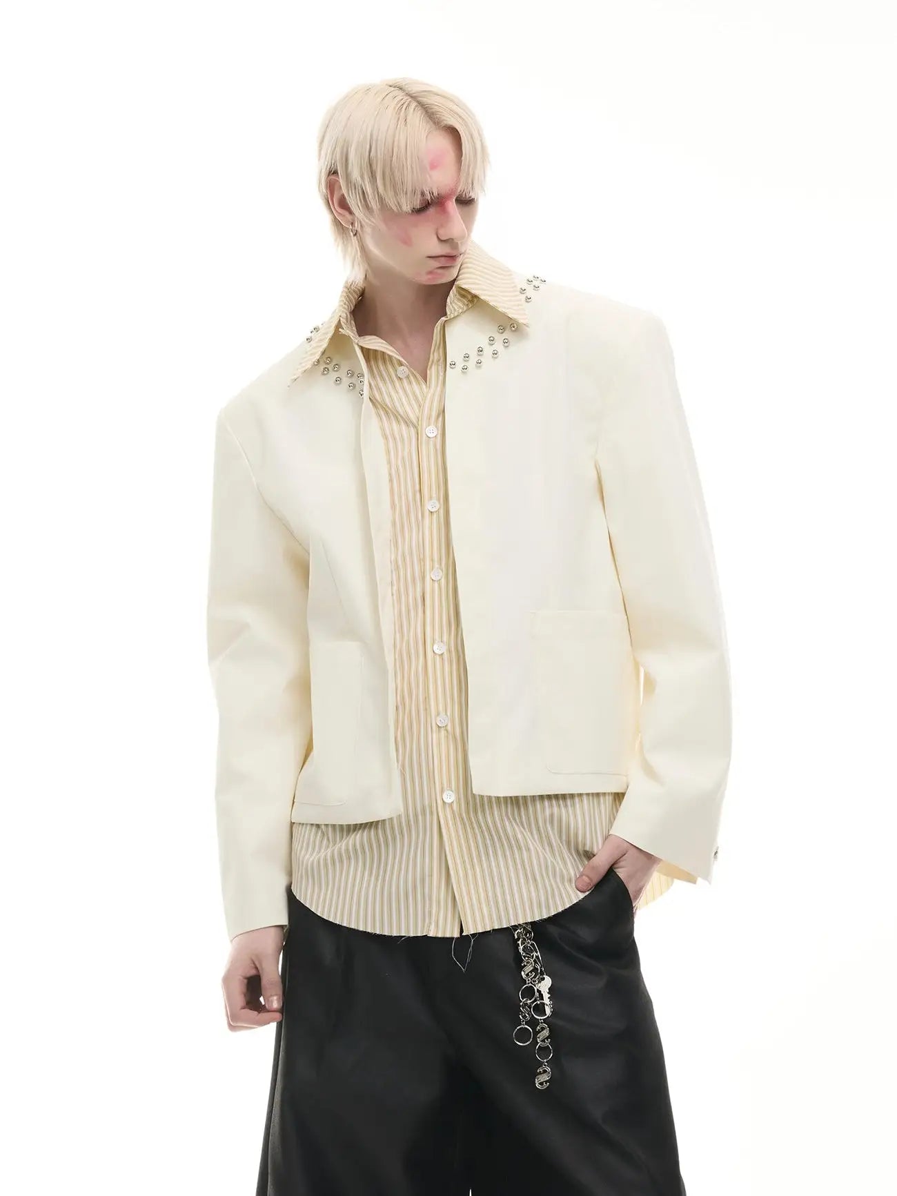 Opium Studded Collar Blazer - Fuga Studios