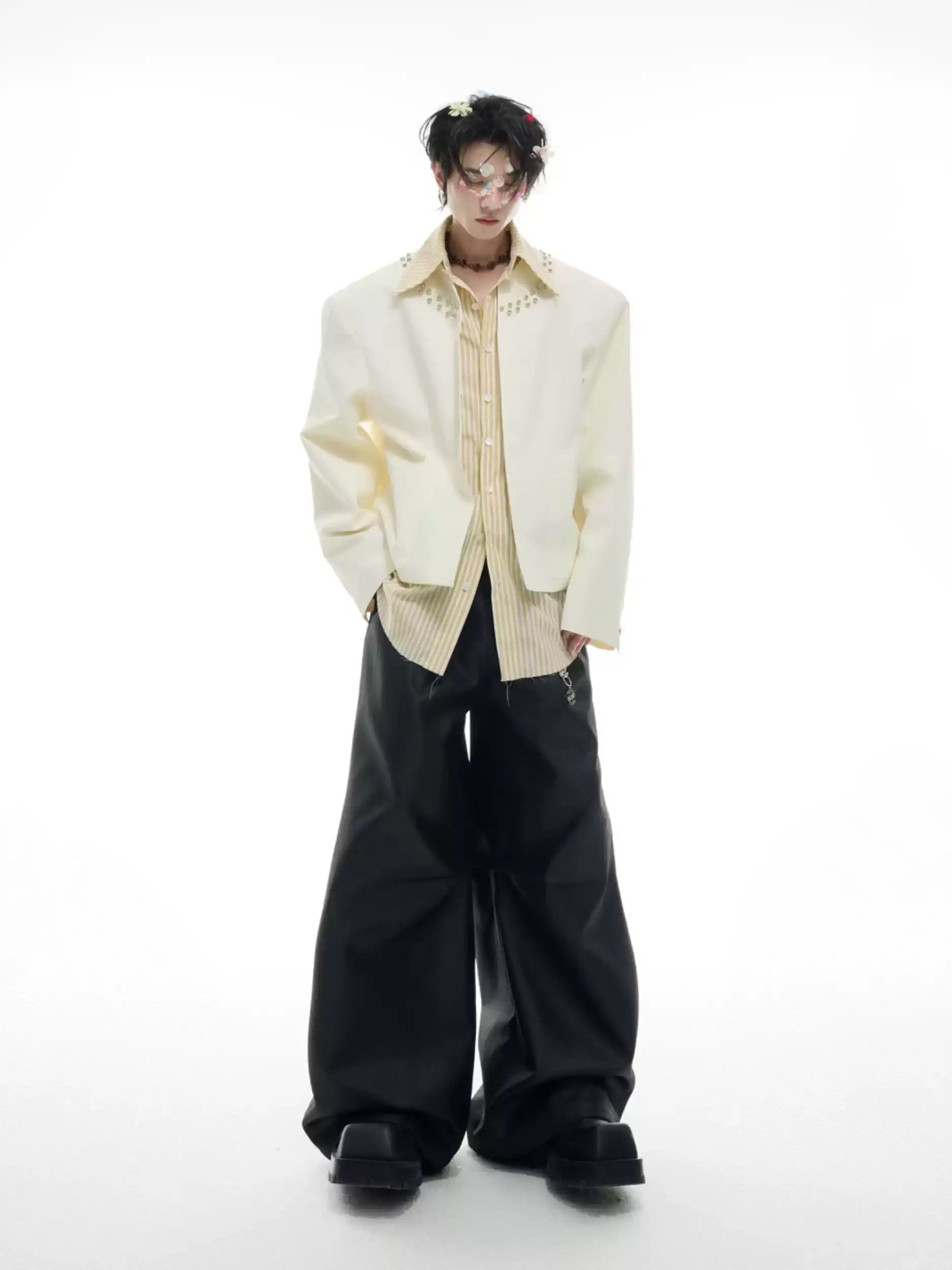 Opium Studded Collar Blazer - Fuga Studios
