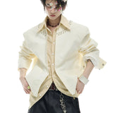 Opium Studded Collar Blazer - Fuga Studios