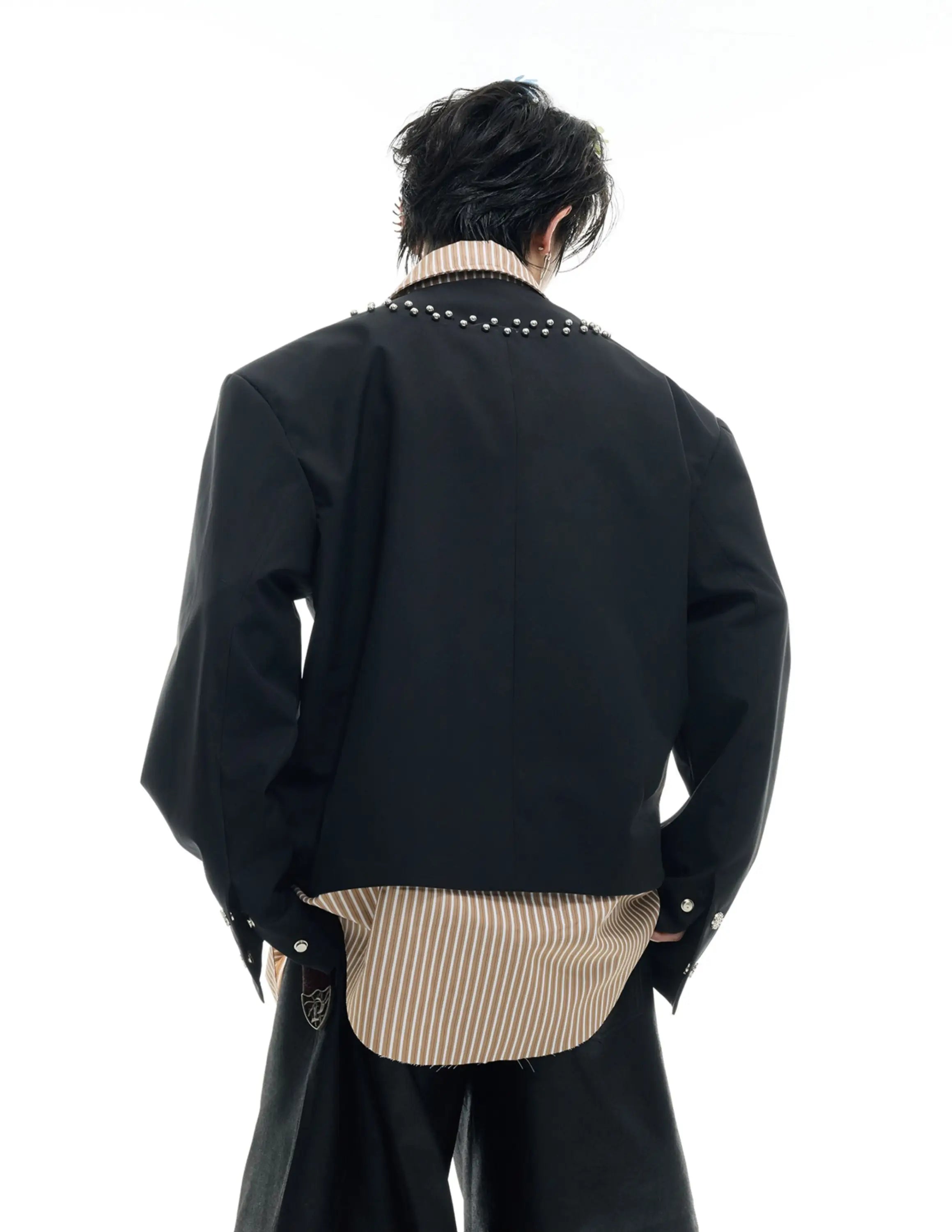 Opium Studded Collar Blazer - Fuga Studios